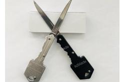 China 12mm Self Defense Knife Keychain 0.1mm Compact Folding Utility Knife supplier