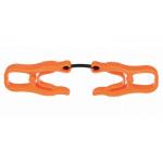 Eco - Friendly Work Glove Belt Clips 16.26cm Total Length For Mining / Roofing for sale