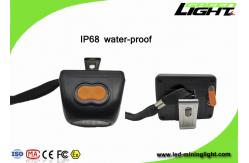 China Rechargeable 1.3W 4.5Ah 8000lux Cordless Miners Cap Light supplier