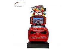 China Customizable Kids Car Racing Game Simulator Machine With 26 Inch Screen supplier