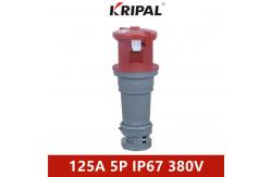China 3 Phase 5P IEC Waterproof Industrial Connector 125A 380V IP67 supplier