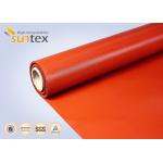 17 OZ. Red Silicone Coated Fiberglass Fabric For Welding Blankets & Curtains for sale