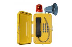 China Wall / Pillar Mounting Industrial SIP Phone With Flashing Lamp And Horn supplier