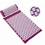 China 2021 Best Acupressure Mat with Pillow Set for Back Neck Pain Relief and Muscle Relax China Factory Wholesale for sale