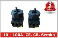 China IP65 32A Three Pole Isolator Switch / Industrial Rotary On Off Switch supplier