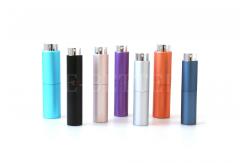 China Oxidation aluminum case Handbag Refillable Twist And Spritz Atomiser supplier