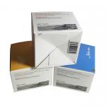 Printed White Square Paper Box With Auto-Lock Bottom Custom Cream Boxes for sale