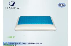 China Traveling Folding Cooling Gel Pillow With Mesh And Inner Cover supplier