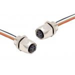 4 Pin M8 Socket 100mm Industrial Wiring Harness