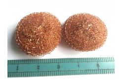 China Large Diameter Copper Dish Scrubber OEM / ODM With Eco Friendly Material supplier
