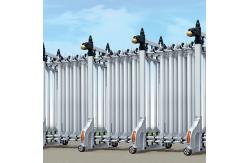 China Motorized Folding Retractable Fence Gate 0.2s Unlock Time supplier