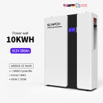 Lifepo4 Battery 48V 51.2V 10KWH Wall-mounted Lithium Battery 48Volt 200ah Lithium Ion Batterie Solaire for Solar System for sale