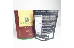 China Matte Aluminum Foil Coffee Packaging Bags with Customized Logo and Valve supplier