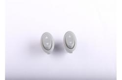 China 6A 10A 250VAC Oval Rocker Switch , Grey 2 Position Momentary Toggle Switch supplier