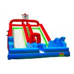 Children Fun Park Inflatable Two Lane Big Slide For Rentals for sale