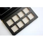 Yellow Stripe 8 Pan Empty Eyeshadow Palette Embossed With Shiny UV