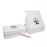Recycled Cardboard Paper Mailer Box Zipper Tear Strip Box Mailer Packaging Boxes for sale