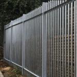 Assembled 2.4 M High Palisade Security Fence / Galvanized Steel Palisade Fencing for sale