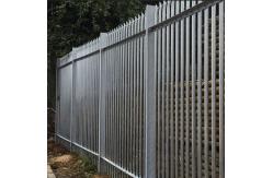China Assembled 2.4 M High Palisade Security Fence / Galvanized Steel Palisade Fencing supplier