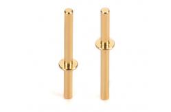China Custom High Precision CNC Machined Pins Polished Round Solid Brass Pins supplier
