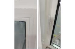 China NFRC Vinyl UPVC Single Hung Window With Grids And Nail Fins supplier