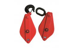 China Heavy Duty Double Sheave Snatch Lifting Pulley Block With Hook 2T supplier