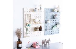 China 22*22*5cm Free Punching Pegboard Wall Shelf Household Storage Organization supplier