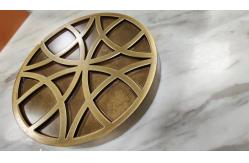China Solid Brass Casting Inlay The Table , Decorative Solid Brass Items supplier
