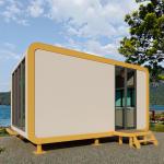 Prefabricated Luxury Large Space Capsule House Container Prefabricated Trade Modular Mobile House for sale