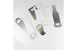 China Personalised Metal Stainless Steel Bottle Opener Sublimation Blanks supplier