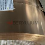Beryllium Copper Foil Strip Ultimate Tensile Strength For Micro Switch for sale