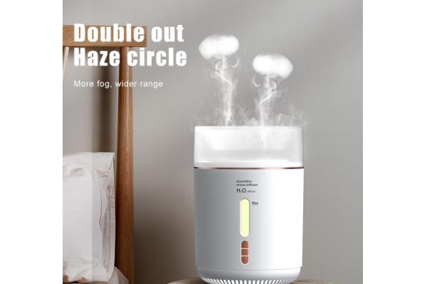 HOMEFISH H2O Cloud Mist Air Jellyfish Humidifiers Room Aroma Oil Diffuser 480ml