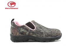 China Olive Green Army Summer Low Top Waterproof Hunting Boots Rubber Outsole Camouflage supplier