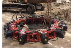 China Low Noise Low Vibration Hydraulic Round Pile Breaker Construction Machinery Attachments supplier
