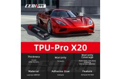 China Glossy Hydrophobicity 254 Micron Car Paint Protection Film TPU PRO X20 1.52m supplier
