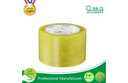 China Custom Quiet Transparent Packing Tape , Personalized Rubber Adhesive Tape Free Sample supplier