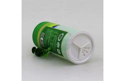 China Plastic Sifter Paper Tube Box Salt Packaging Cardboard Shaker Lid Custom Paper Can supplier
