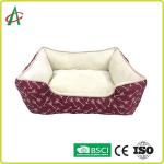 Rectangle Fluffy Dog Blanket , CPSC Soft Pet Bed With Anti Slip Bottom