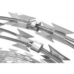 BTO-22 Galvanized Razor Barbed Wire Easy Install Safe Protect For Building Wall for sale