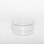 Transparent Food Grade Round Container PET Plastic Box With Clear Lid