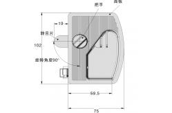 China Folding Compression Toolbox Locks And Latches Electronic Truck Cabinet Door Lock supplier