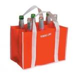 6 bottle reusable drink non woven wine bag for sale