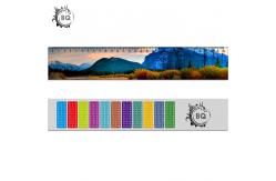 China Lightweight Recycled Lenticular 3D Pictures Custom Ruler For School Student supplier