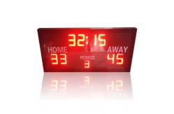 China Ultra Thin LED Electronic Basketball Scoreboard With Remote Controller supplier