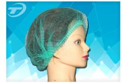 China Disposable non-woven  clip cap 20  , single elastic , made from SPP fabric supplier