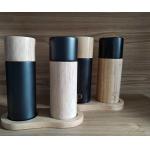 Functional Salt & Pepper Wooden Grinder Adjustable Mill Ceramic Core Jar for sale