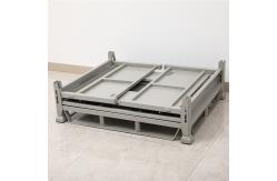 China Foldable Galvanized 2.0mm Thickness 720L Steel Pallet Box supplier