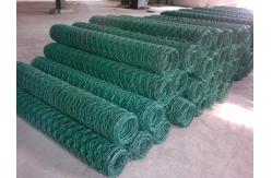 China PVC Coated Gabion Basket Mesh With 2.2mm - 3.4mm Lacing Wire supplier