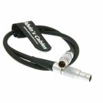 2 Pin Male To 2 Pin Male Camera Black Power Cable For Teradek Bond ARRI Alexa Camera for sale