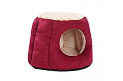 China Warm Sleeping Felt Cat Cave Bed Nest Kitty Shape Puppy House supplier